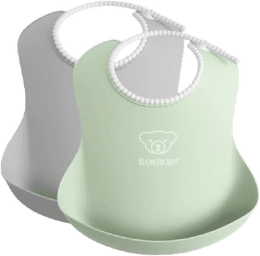 Babybjørn Smekke 2 pk - grå/grønn