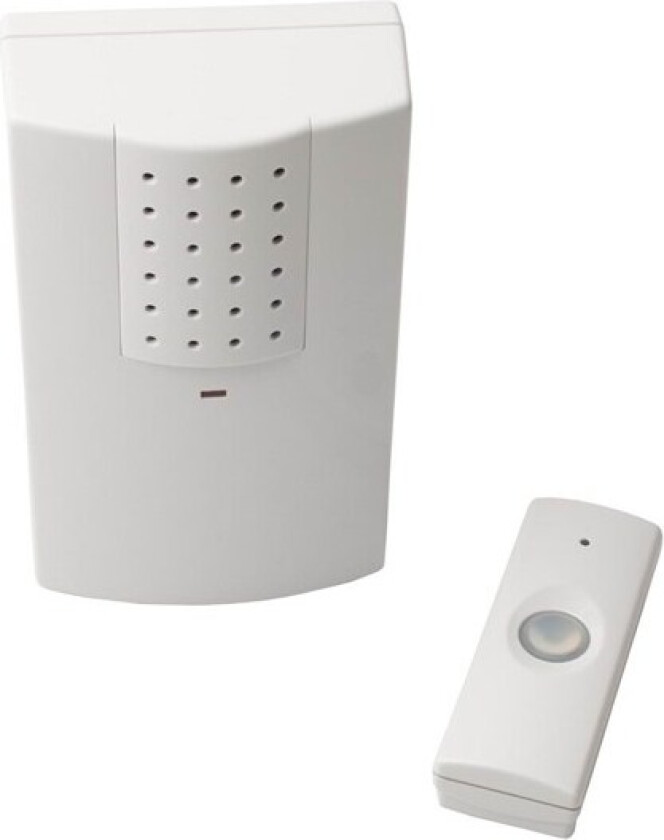 Doorbell kit wireless 1 push button lissabon white