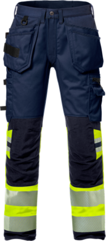 2709 PLU Arbeidsbukse varselgul/marineblå 42