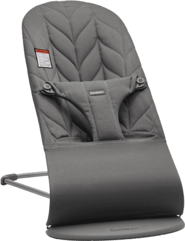 Vippestol, Bliss Bladmønstret Quilt, Antrasitt