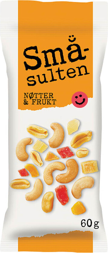 Småsulten Nøtter & Frukt 60g