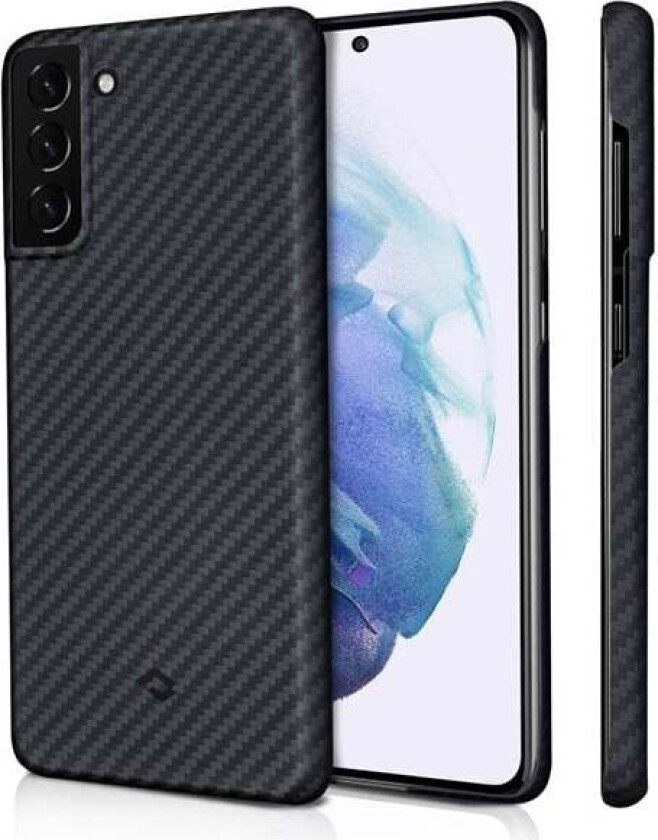 Samsung Galaxy S21 MagEz Case - Black/Grey Twill