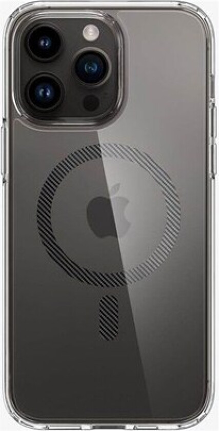 iPhone 14 Pro Ultra Hybrid Deksel - MagSafe Kompatibel - Gjennomsiktig / Svart
