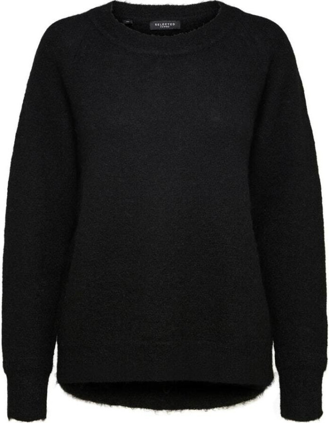Lulu LS Knit O-Neck - Black L