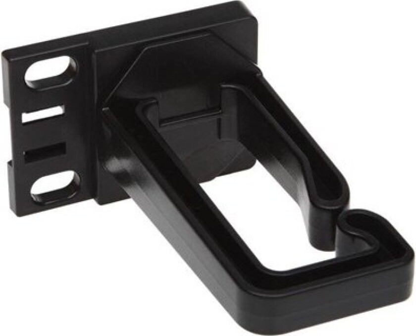Plastic horizontal cable organizer with heightened flexibility 1u 40x80 mm