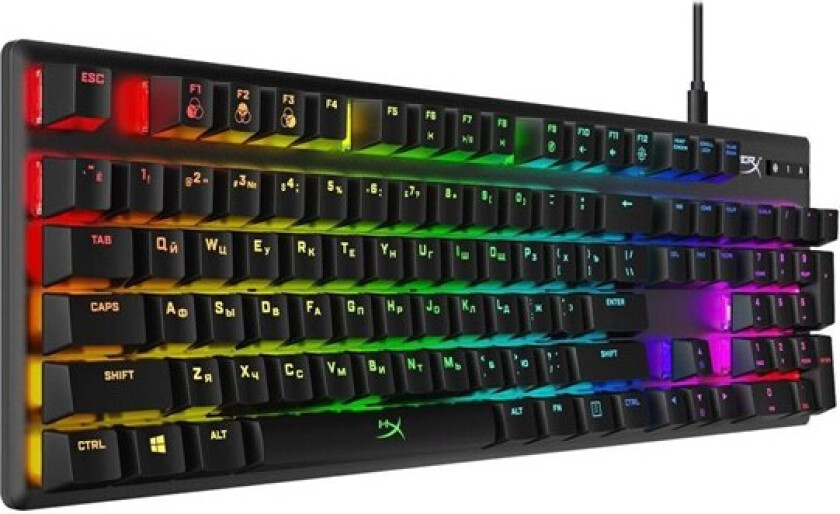 Alloy Origins - Aqua - US - Gamingtastatur - Amerikansk Engelsk - Svart