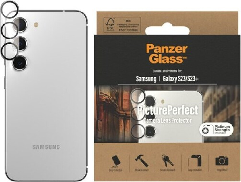 Panzerglass Pictureperfect Camera Lens Protector For Samsung Galaxy S23, Galaxy S23+