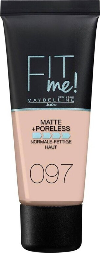 Fit Me Matte + Poreless Foundation 097 Natural Porcela