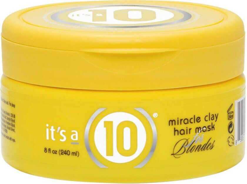 It's a 10 Clay Mask for Blondes 240ml