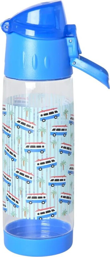 Rice drikkeflaske barn 50 cl Car print-blue