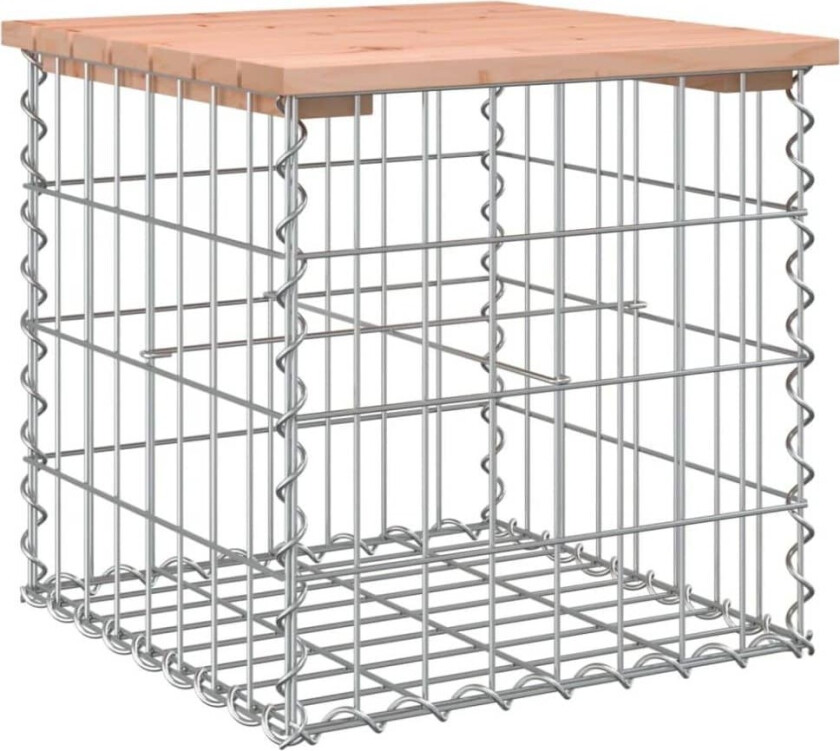 Hagebenk gabiondesign 43x44x42 cm heltre douglasgran