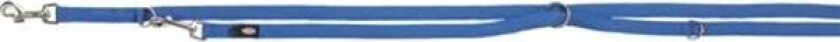 Premium adjustable leash double-layered M-L: 2.00 m/20 mm royal blue