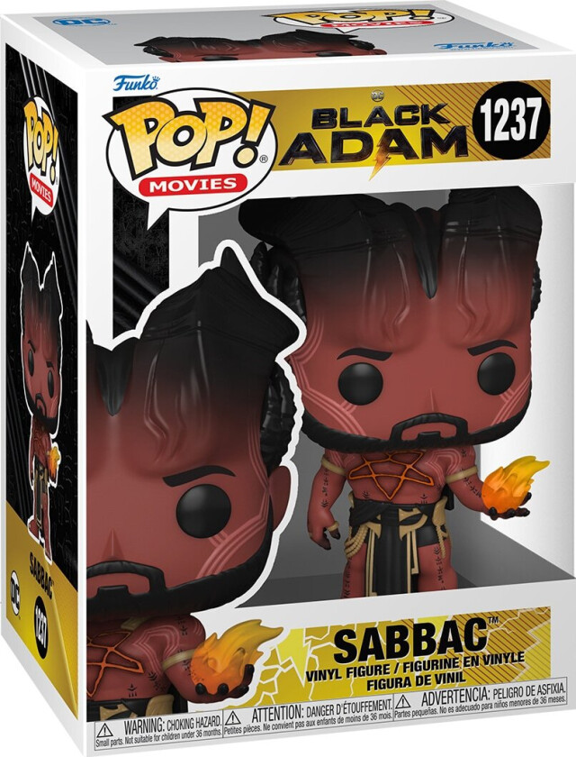 Funko Pop! Movies: Black Adam - Sabbac Figur #1237