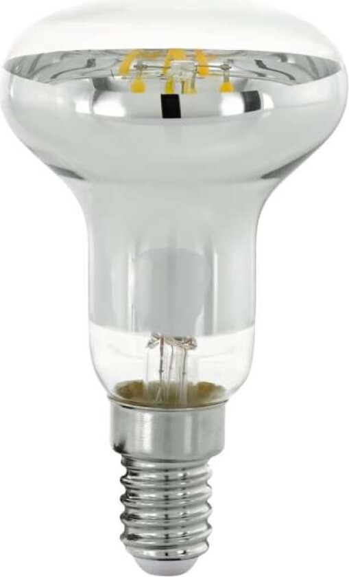 Eglo - LED-lyspære - form: R50 - E14 - 4 W (ekvivalent 32 W) - klasse F - varmt hvitt lys - 2700 K - gjennomsiktig