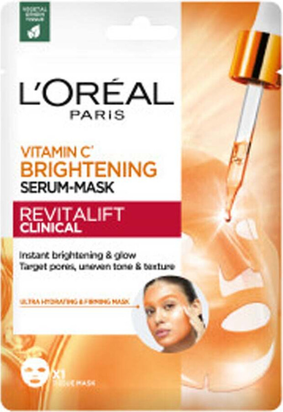 Revitalift Clinical Vitamin C Brightening Serum-Mask, Ansiktsmaske