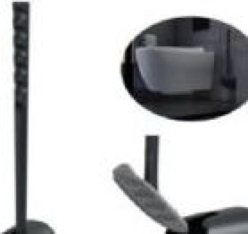 Seoul Ergo 2.0 Hygienic toalettbørste, sort