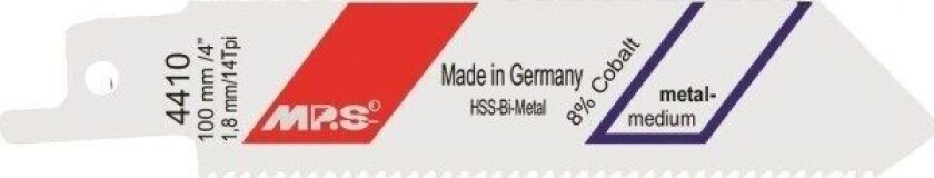 SABRE SAGBLAD, BIM METALL, 80*100, 14TPI, 5 STK (SABRE SAGBLAD, BIM METALL, 80*100, 14TPI, 5 STK) - 84410