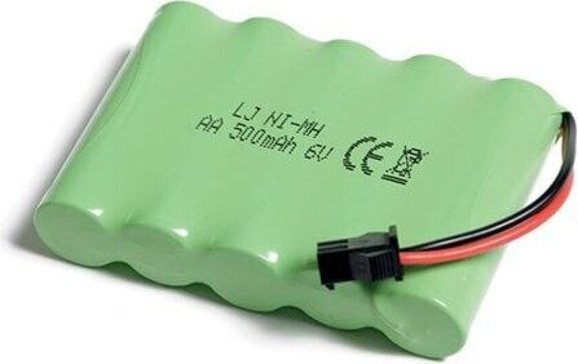 TOYMAX Batteri NI-MH 6V 500mAh (nyt stik - sort)