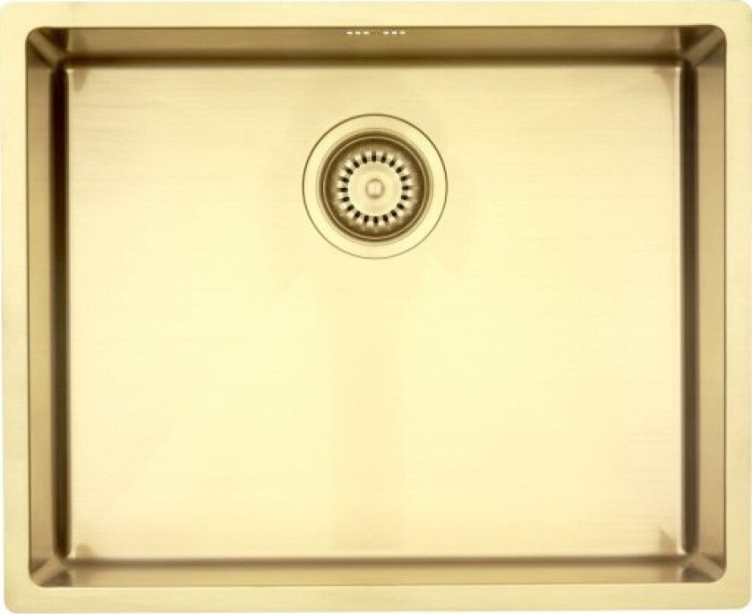 Kubus 500 soft kjøkkenvask, 54x44 cm, messing