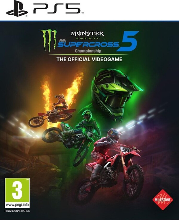 Monster Energy Supercross 5: The Official Videogame - Sony PlayStation 5 - Racing