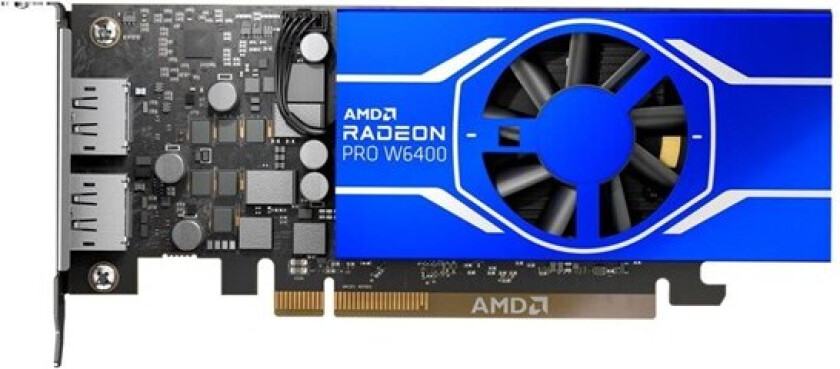 Radeon Pro W6400 - 4GB GDDR6 RAM - Grafikkort