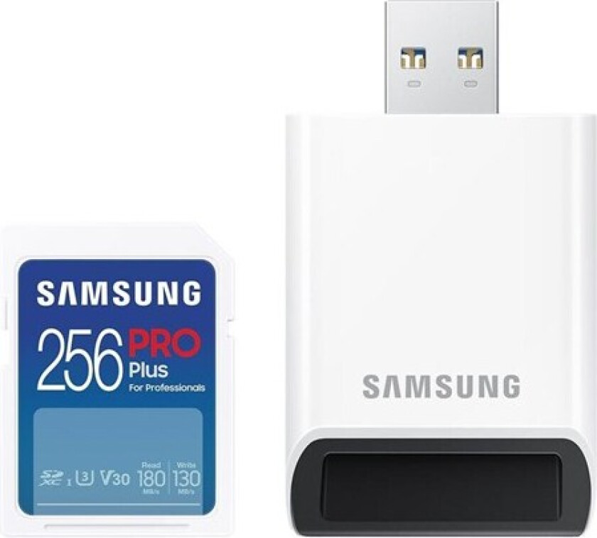 PRO Plus SD + USB Card Reader - 180MB/s - 256GB