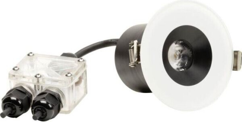 Maavalo LED-bad-indbygningslampe LED (RGB) EEK: F (A - G) 6 W IP44 Transparent