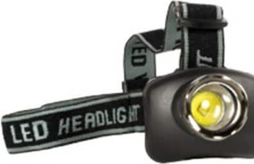 CT 4007, Hodebåndslommelykt, Svart, Metallisk, Metall, Plastikk, 100000 timer, 130 lm, SMD