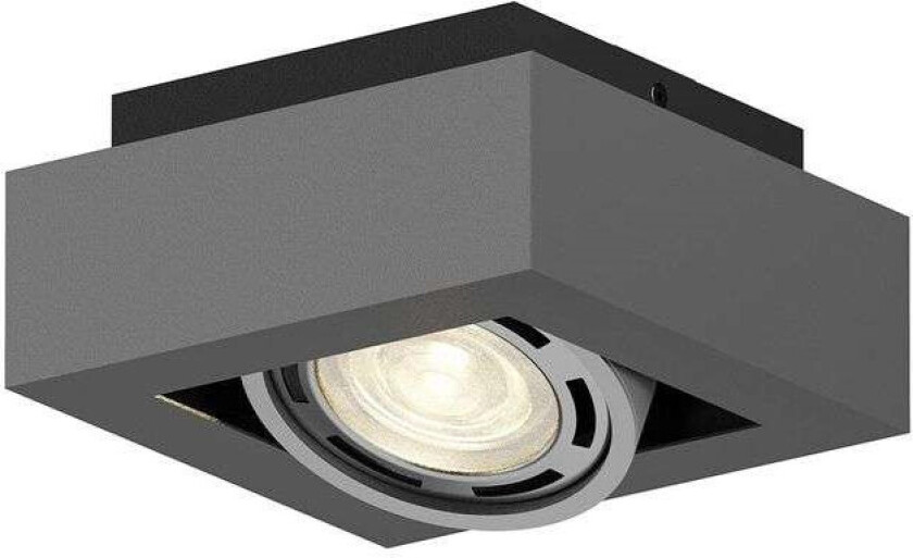 Takspot Ronka, GU10, 1 lyskilde, mørkegrå