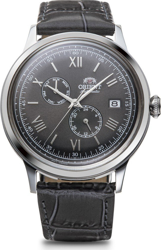 Classic Bambino RA-AK0704N - Automatisk - Sølv - Herreklokker - Skinn - Mineral