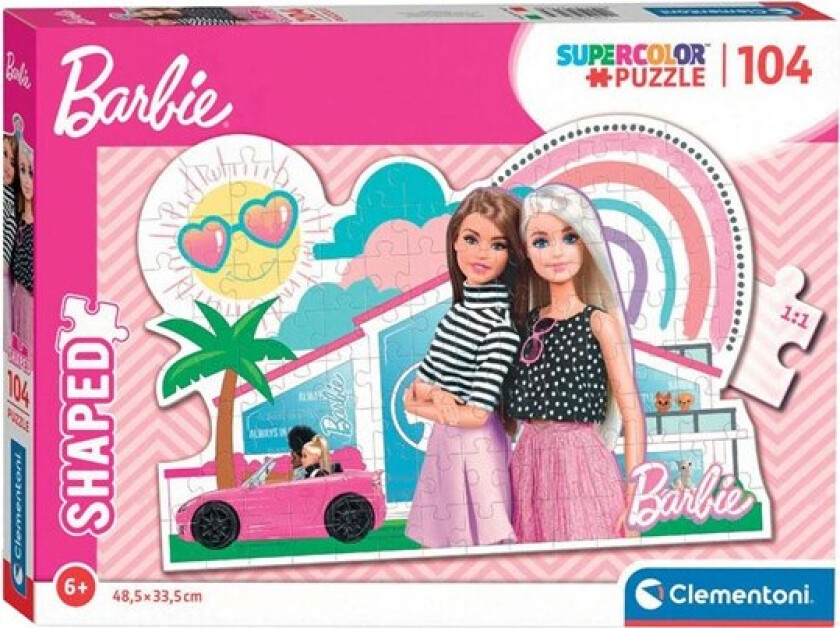 Jigsaw Puzzle Super Color - Barbie Pink Gulv