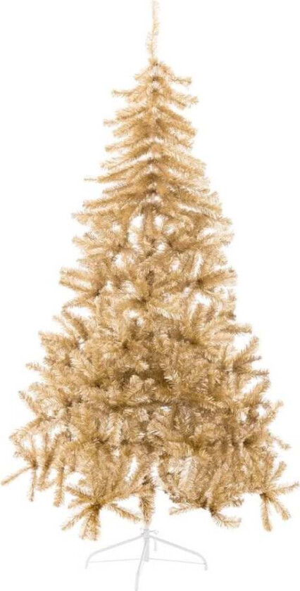 Juletre Gylden Metall Plast 210 cm