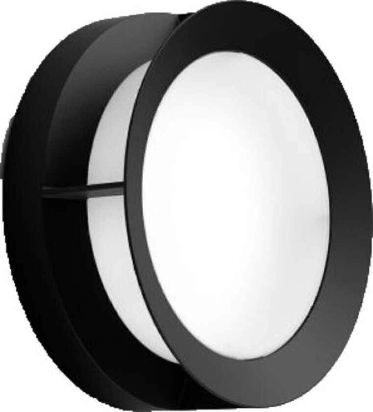 myGarden Actea Vegglampe sort, 1x12W 176V, IP44