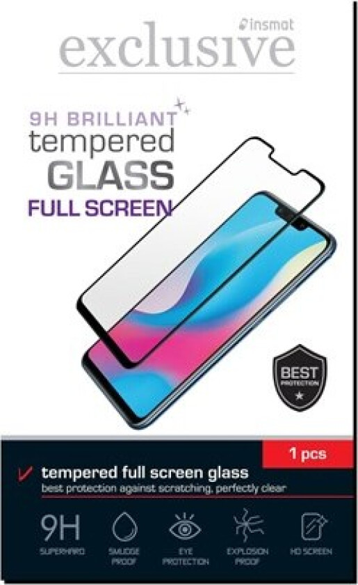 Exclusive - screen protector for mobile phone - full screen 9H Brilliant