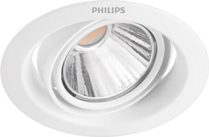 myLiving Pomeron Dimbar innfelt spot hvit, 7W 230V, 2700K, 70 mm