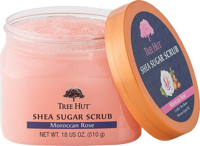 Shea Sugar Scrub Moroccan Rose 510g