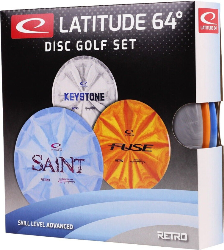 Latitude 64 Disc Golf Retro Burst Advanced Startset