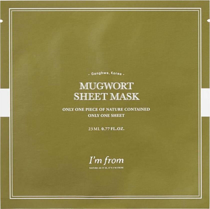 Mugwort Sheet Mask 1 pcs
