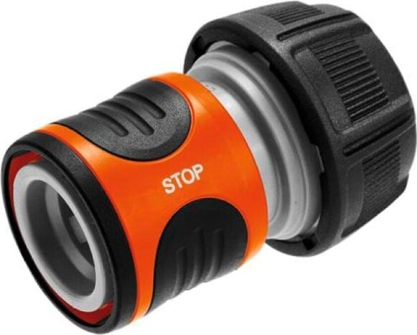 Gardena slangekobling med stopp for 3/4" slange