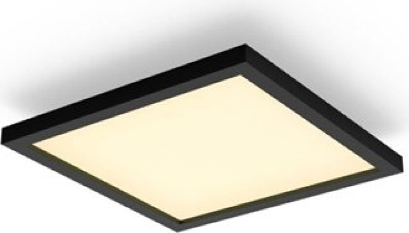 Aurelle Hue Panel SQ Black 19W