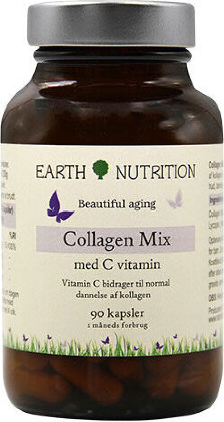 Collagen Mix m. Vitamin C - 90 Kapslar