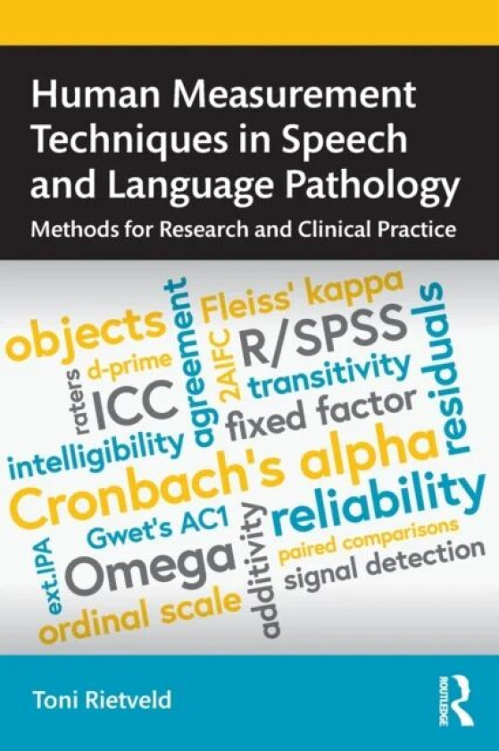 Human Measurement Techniques in Speech and Language Pathology av Rietveld Toni