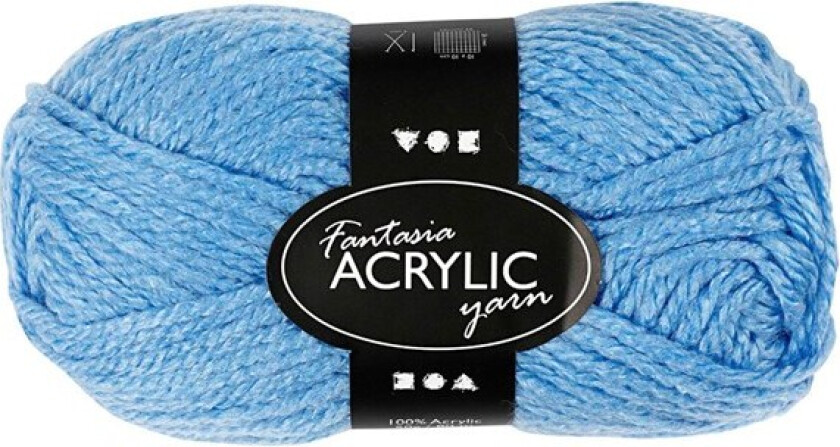 Acrylic yarn Blue 50gr 80m