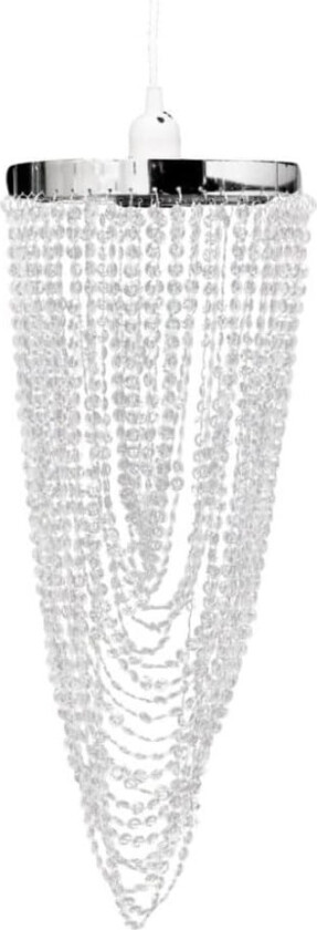 Taklampe/lysekrone crystal 22 x 58 cm