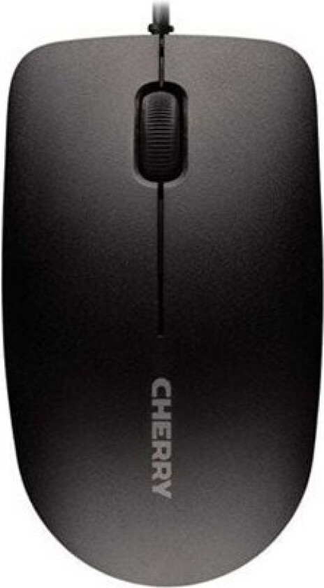 MC 1000 - Mus - Optisk - 3 knapper - Svart