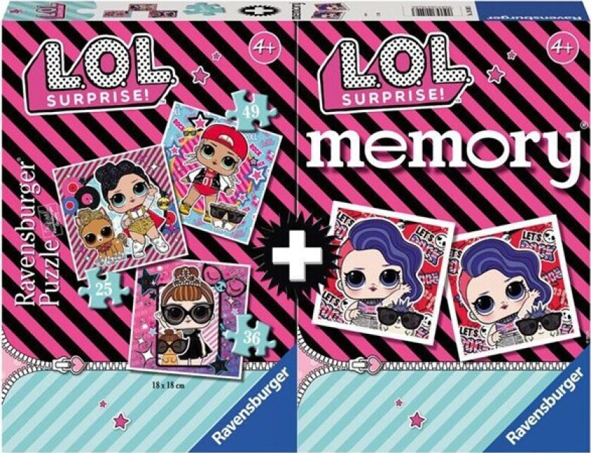 LOL Surprise Multipack - Memory & 3 Puzzles