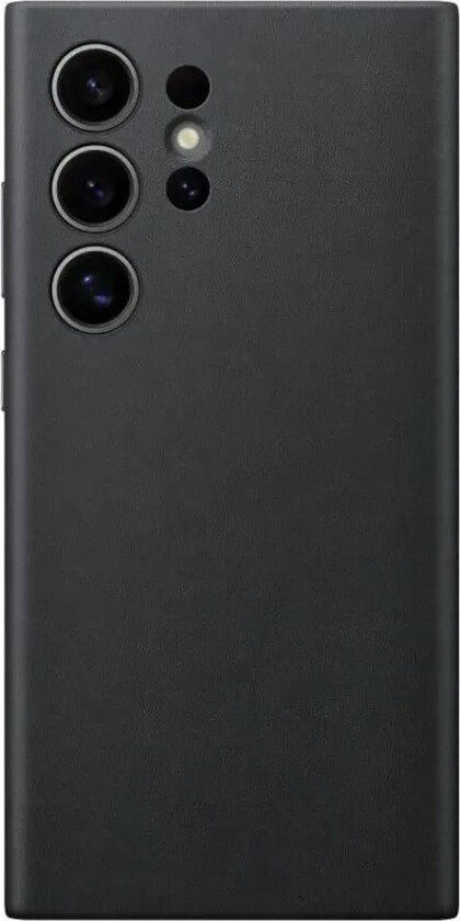 Galaxy S24 Ultra Vegan Leather Case, Black