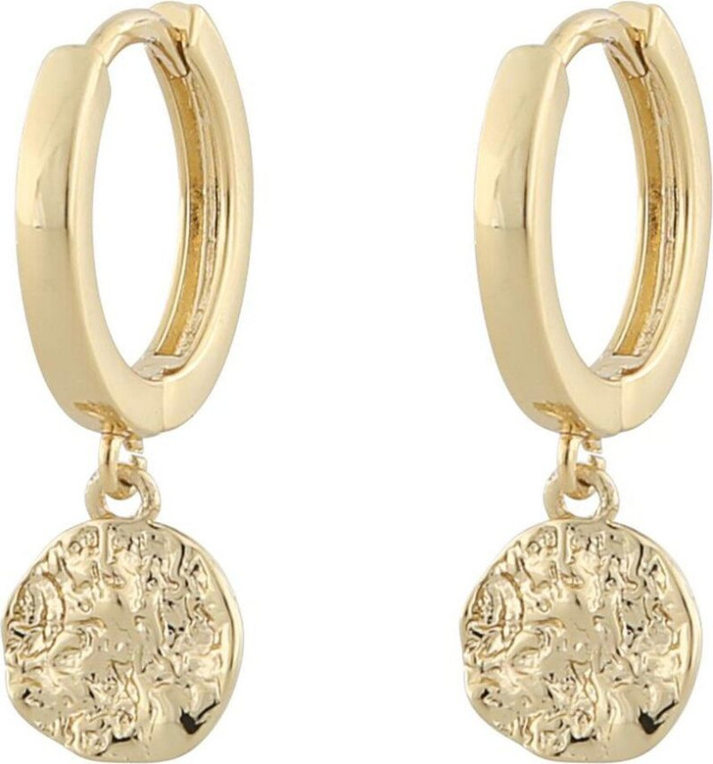 Snö Of Sweden Rue Ring Earring Plain Gold 14,5mm