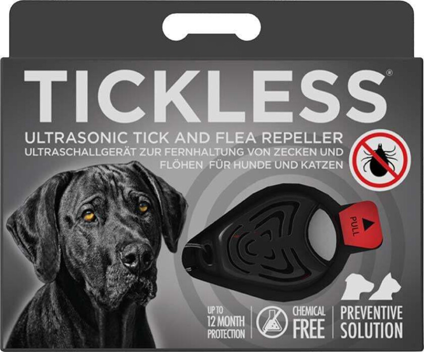 Tickless Pet Elektronisk Flåttjager, Svart, 1 stk.