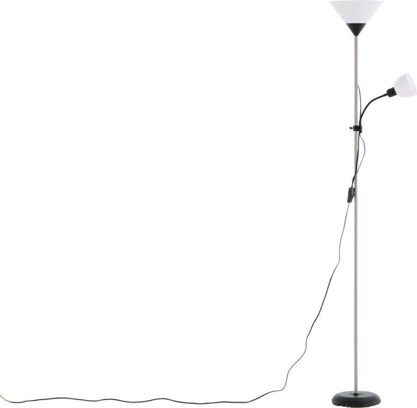 Bagasi gulvlampe 178 cm - Beige/Hvit